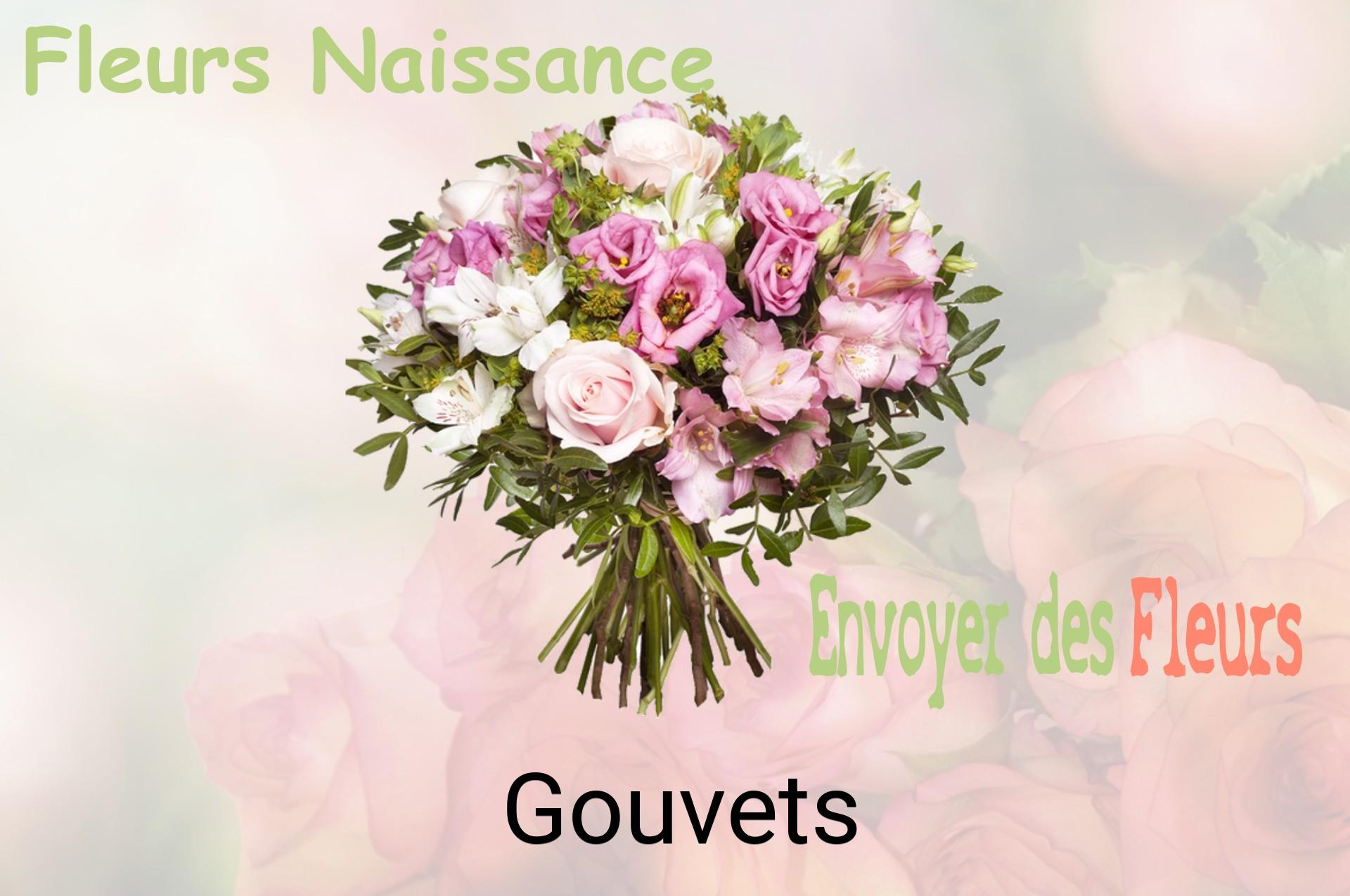 Bouquet de fleurs de naissance livré à Gouvets